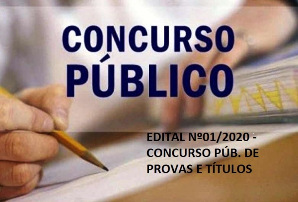IMPES - EDITAL Nº01/2020 - CONCURSO PÚB. DE PROVAS E TÍTULOS
